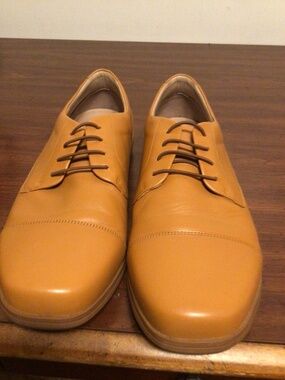 Birchbury  Brenton Barefoot leather dress shoe slip on wide toe minimalist SZ 11